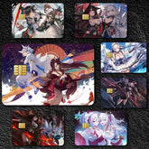 Game Azur Lane Credit Card Skin Stickers Skin pack of 7 atm card skins